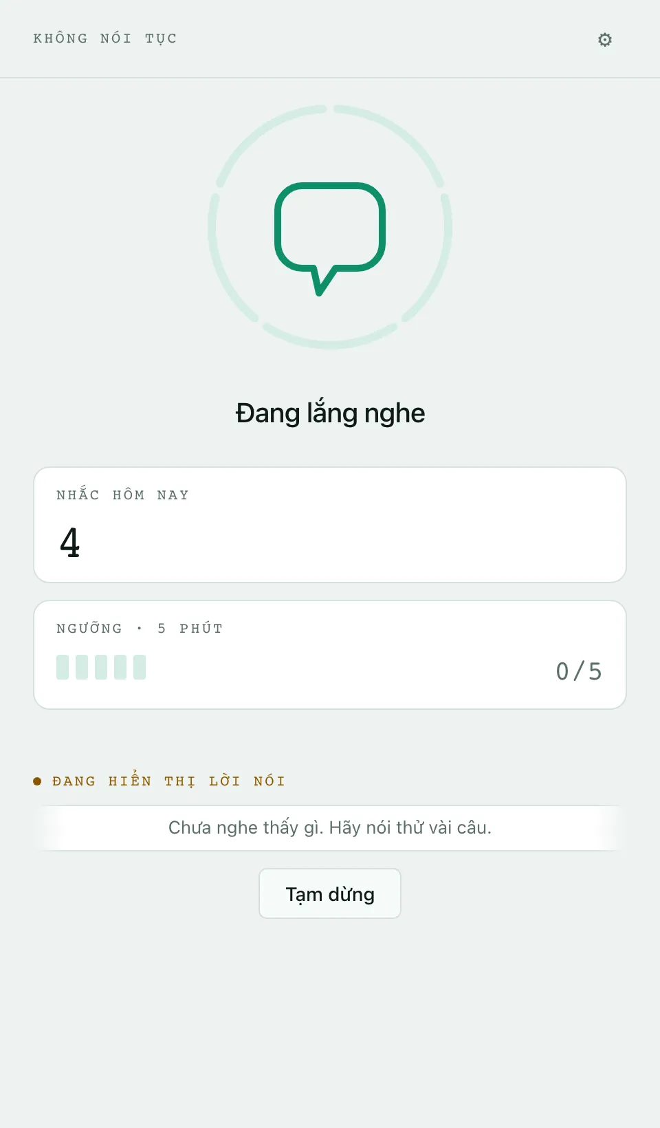 Ứng dụng vừa phát lời nhắc